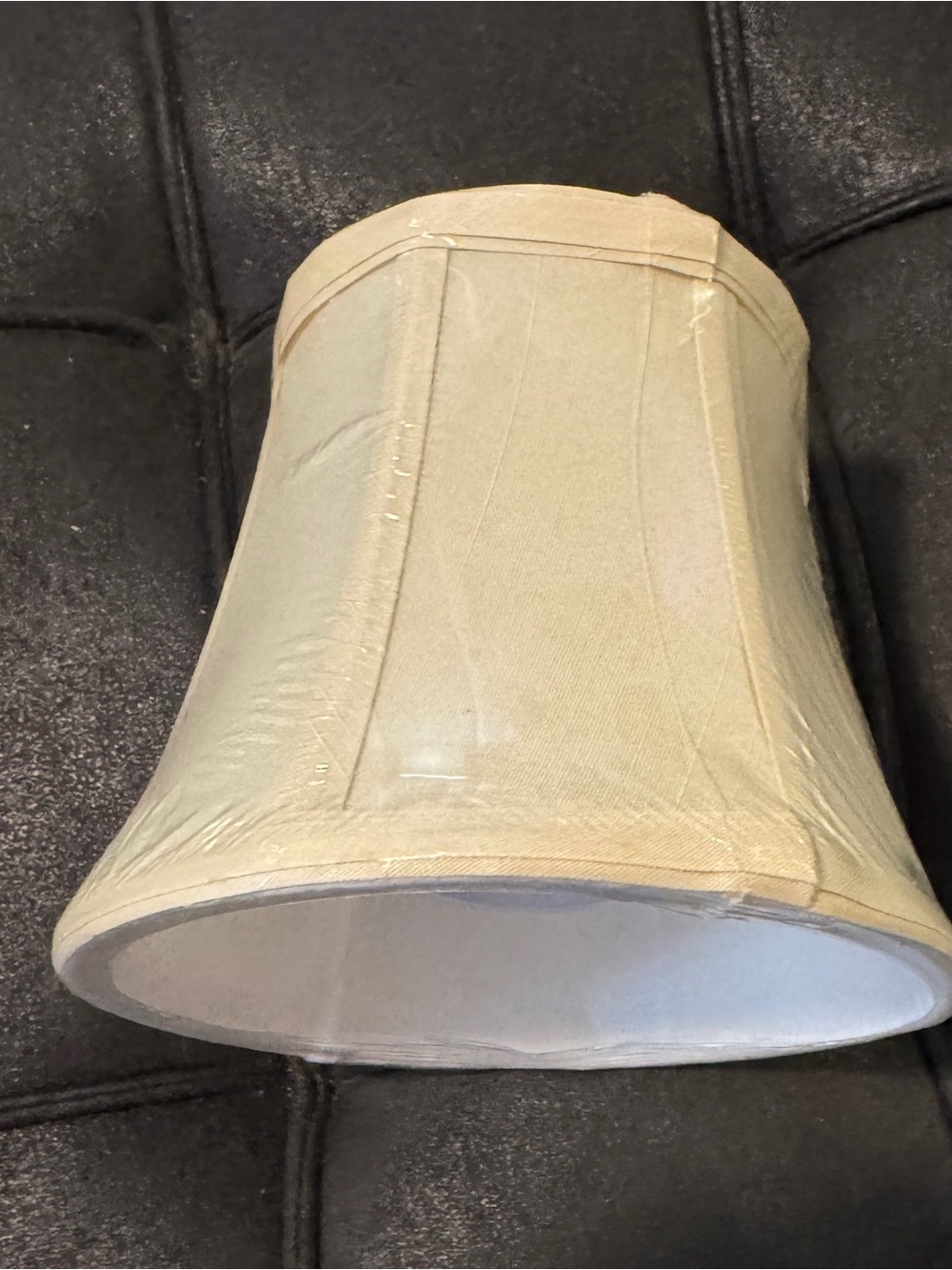 Neutral Beige Fabric Home Accent Lampshade